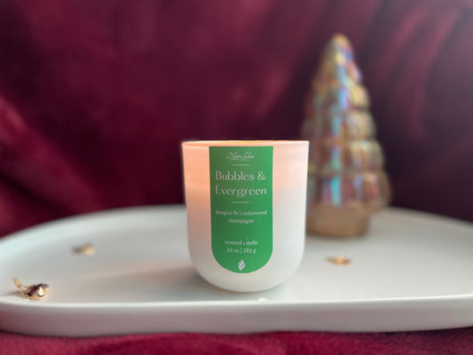 Bubbles & Evergreen 10oz Candle